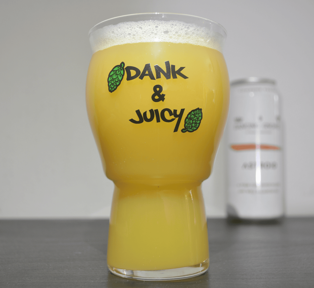 Dank & Juicy Beer Glass, Dank and Juicy Beer Glass, Buy IPA Glass, Best Glass For IPA, Glass Beer, Craft Beer Pint Glasses, Best Pint Glass, Craft Beer Glassware, Unique Beer Glasses, Pale Ale Glass, Hazy IPA Glass, New England IPA Glass