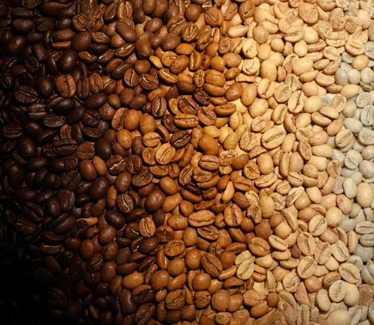 why do coffee beans change color?